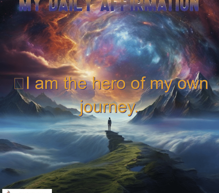 I am the hero of my own journey.