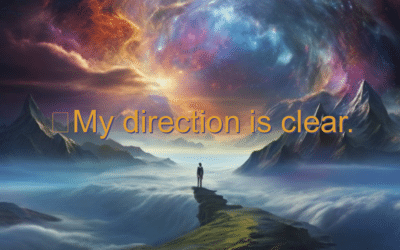 My direction is clear.