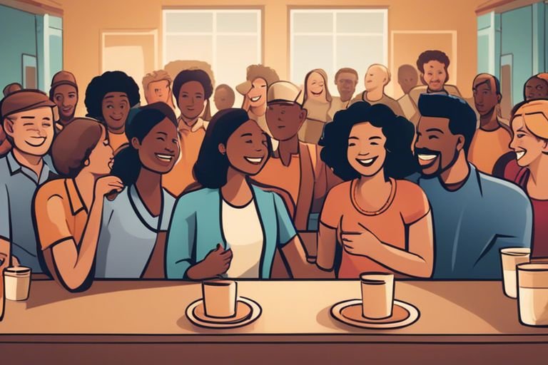 secrets to boosting your social health irr Diverse group of people socializing at a cafe.